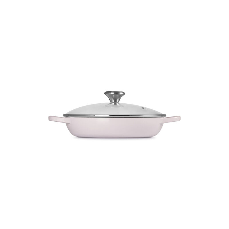 Enameled Cast Iron Signature Round Braiser with Glass Lid - Image 4