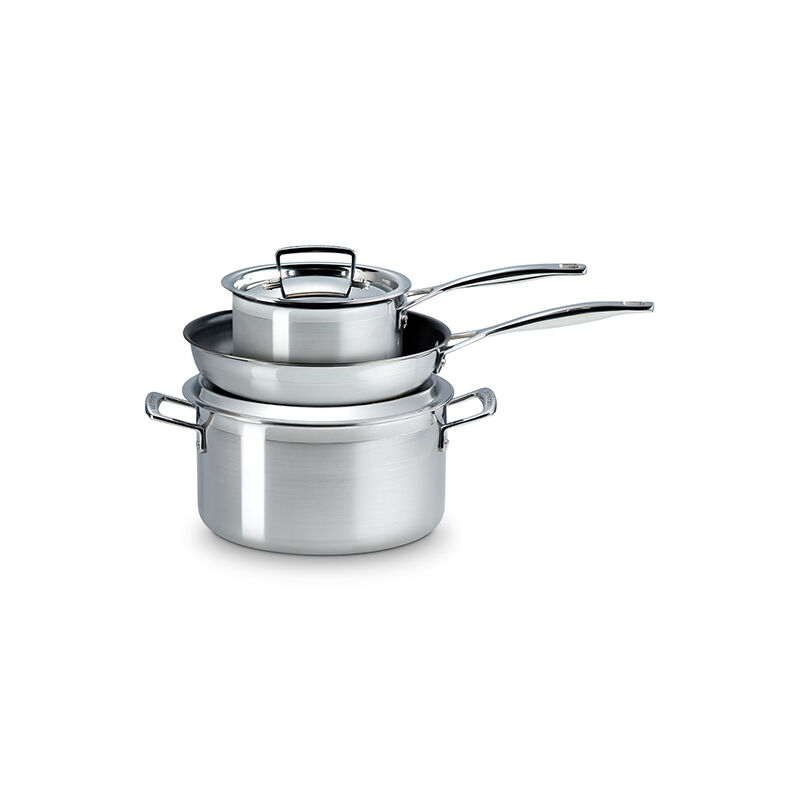 Classic Stainless Steel 5-Piece Cookware Set - Image 3