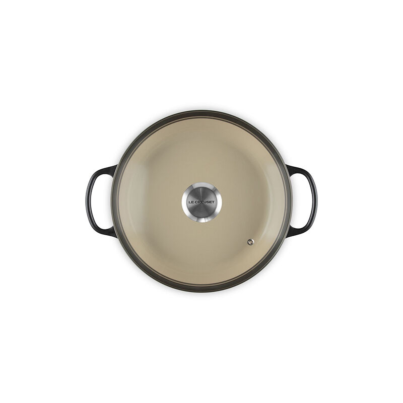 Enameled Cast Iron Signature Round Braiser with Glass Lid - Image 5