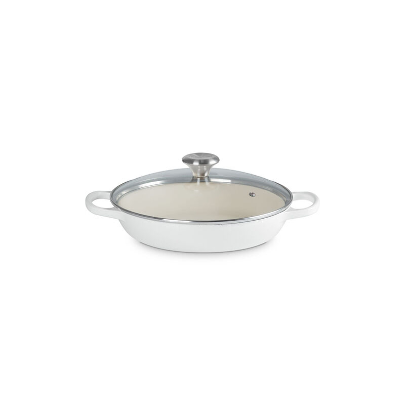 Enameled Cast Iron Signature Round Braiser with Glass Lid - Image 9
