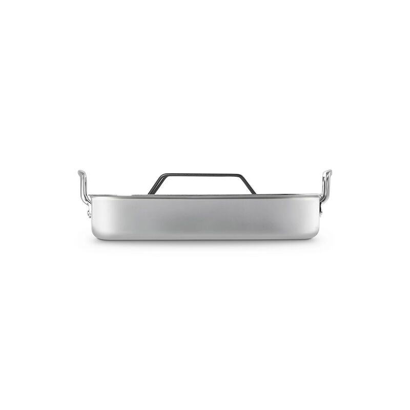 Stainless Steel Roasting Pan with Non-stick Rack - Image 4