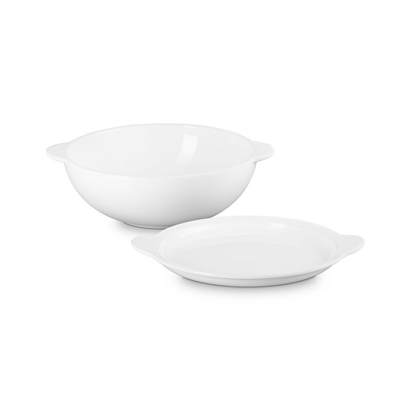 Signature Round Multifunction Baking Dish with Platter Lid - Image 2