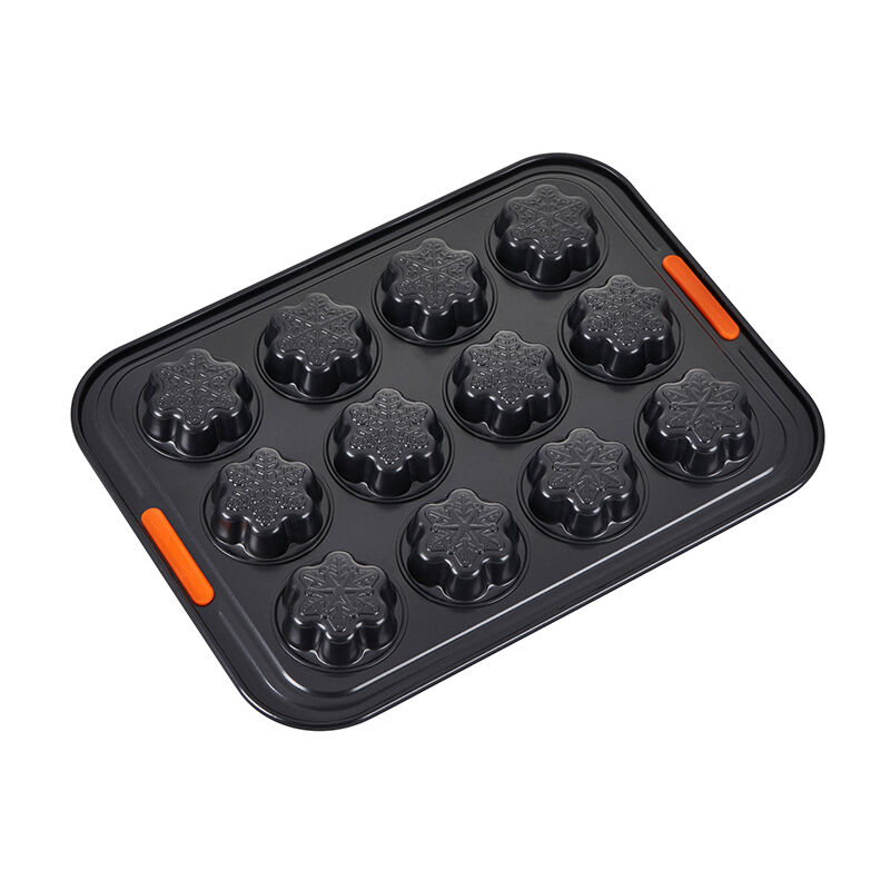 Non-stick Metal Bakeware Snowflake Cakelet Pan - Image 3