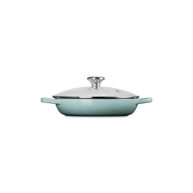 Enameled Cast Iron Signature Round Braiser with Glass Lid - Image 4