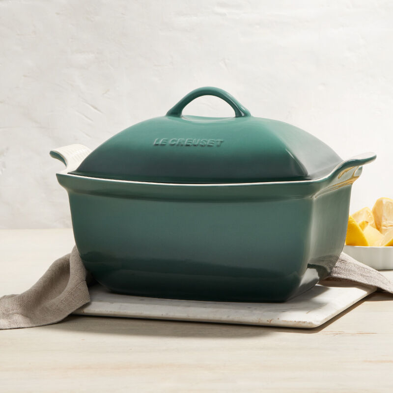Heritage Deep Covered Rectangular Baker