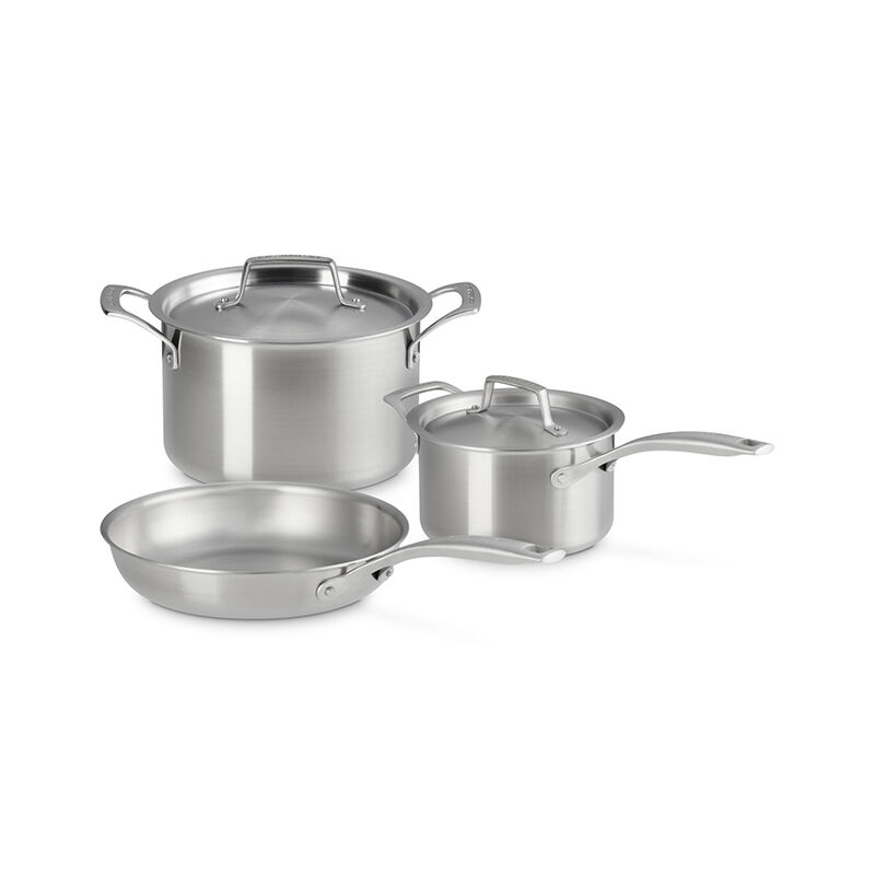Essential Stainless Steel 5-Piece Cookware Set - Image 2