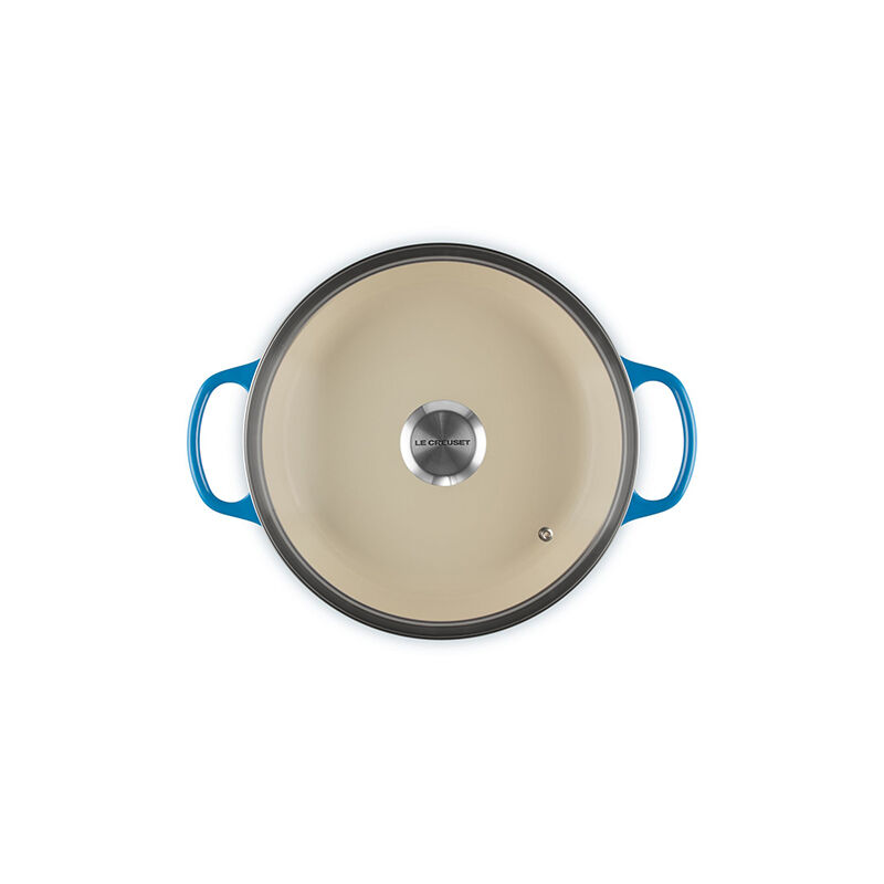 Enameled Cast Iron Signature Round Braiser with Glass Lid - Image 5