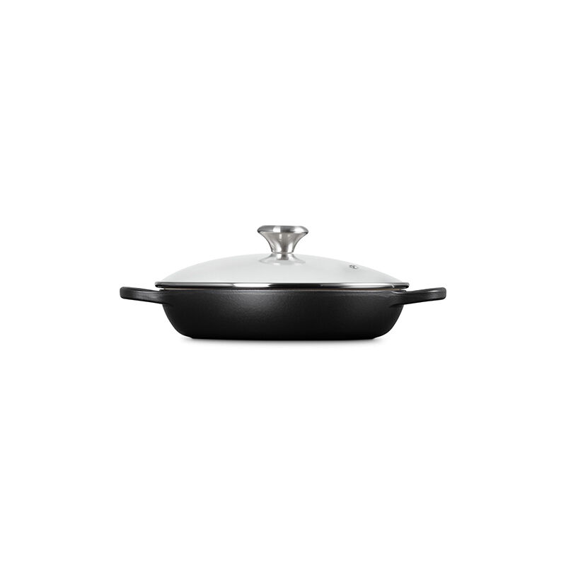 Enameled Cast Iron Signature Round Braiser with Glass Lid - Image 3