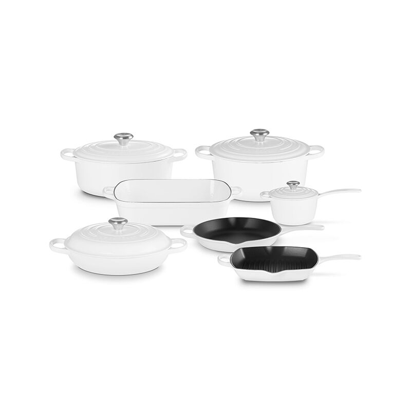 Signature Enameled Cast Iron 11-Piece Ultimate Cookware Set - Image 2