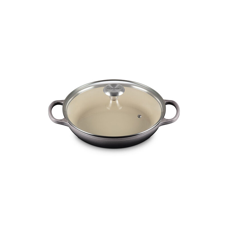 Enameled Cast Iron Signature Round Braiser with Glass Lid - Image 2