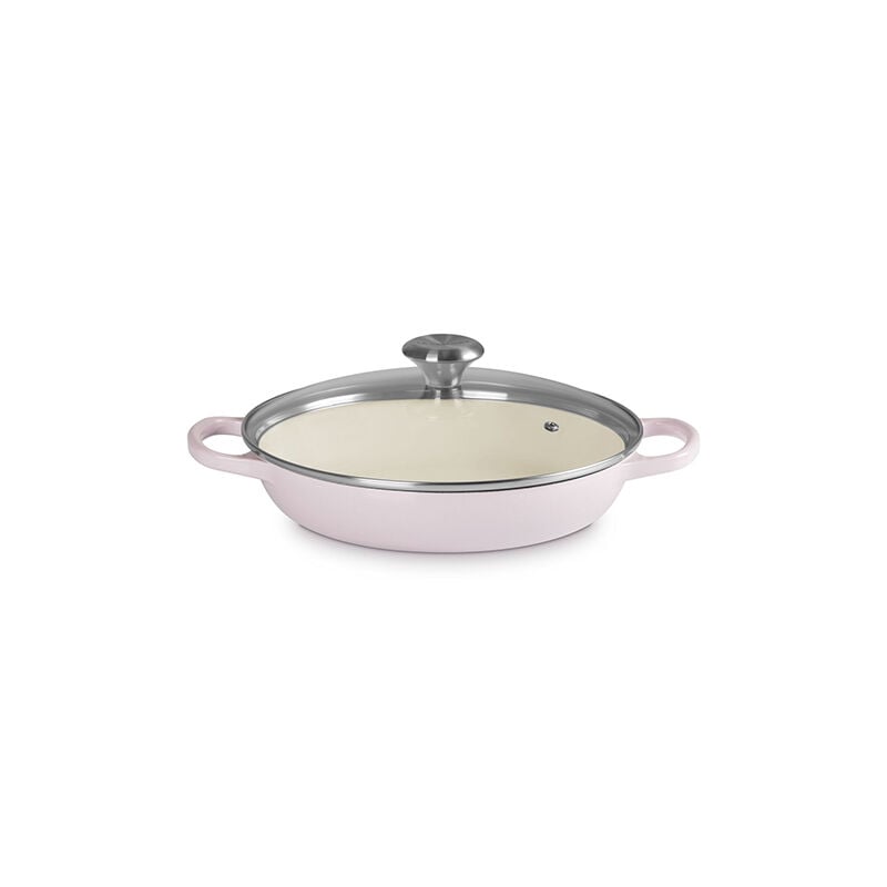 Enameled Cast Iron Signature Round Braiser with Glass Lid - Image 5