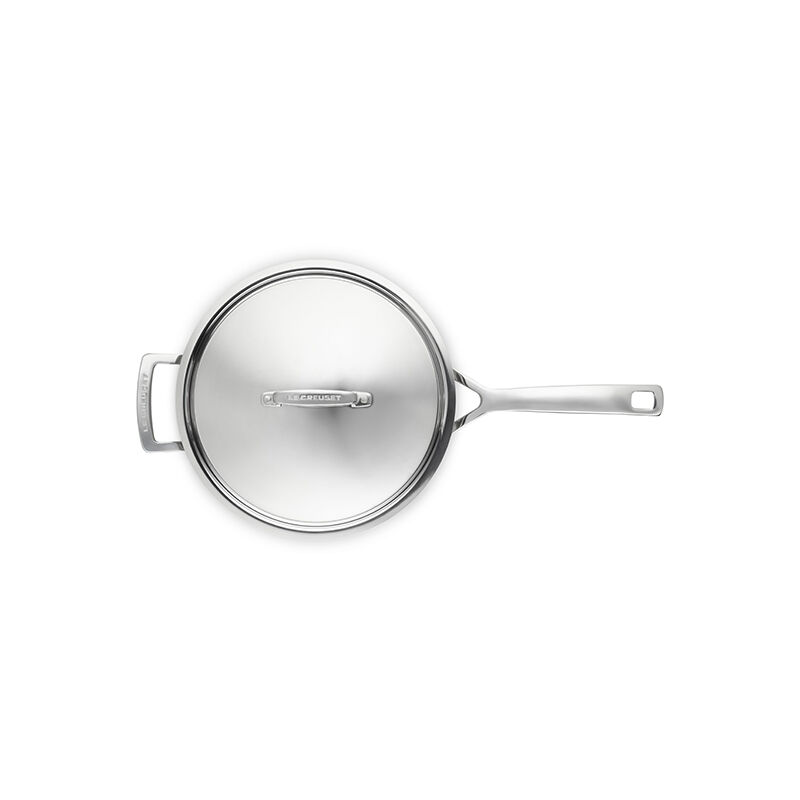 Classic Stainless Steel Chef's Pan - Image 4
