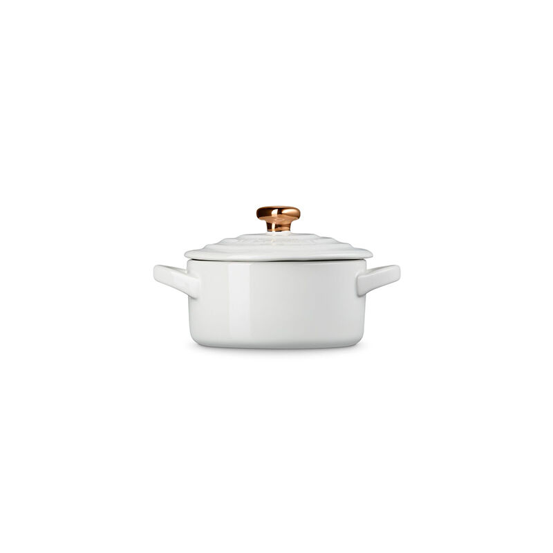 Mini Cocotte with Gold Heart Knob - Image 4