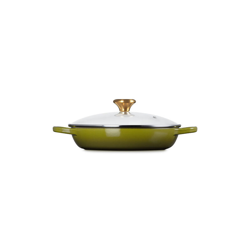 Enameled Cast Iron Signature Round Braiser with Glass Lid - Image 3