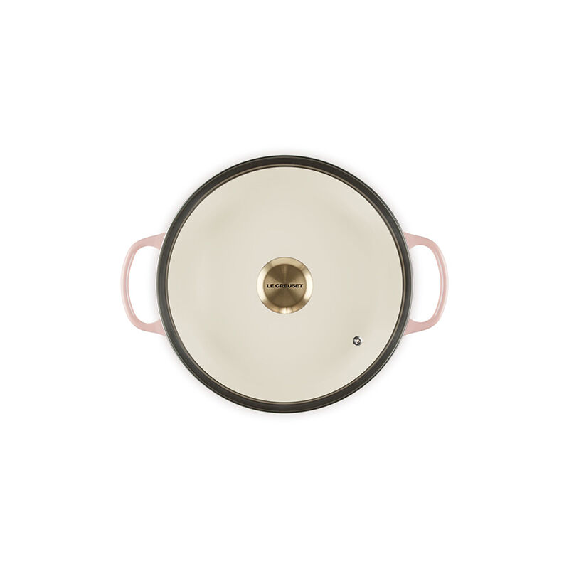 Enameled Cast Iron Signature Round Braiser with Glass Lid - Image 5