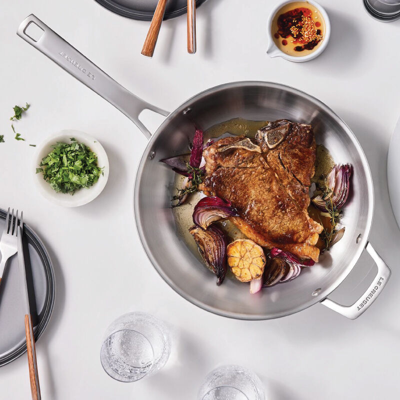 Essential Stainless Steel Frying Pan - Image 4