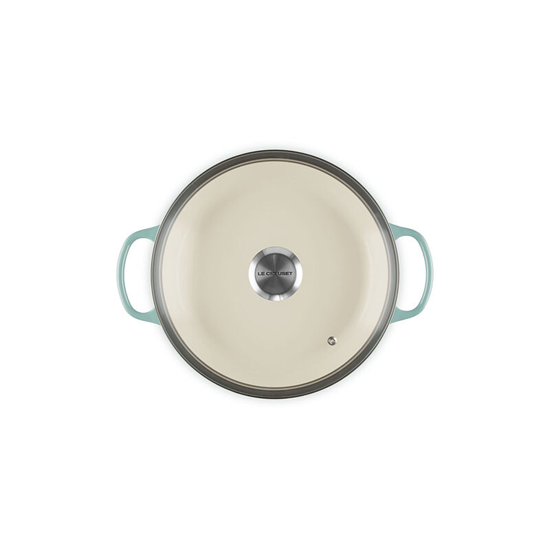 Enameled Cast Iron Signature Round Braiser with Glass Lid - Image 6