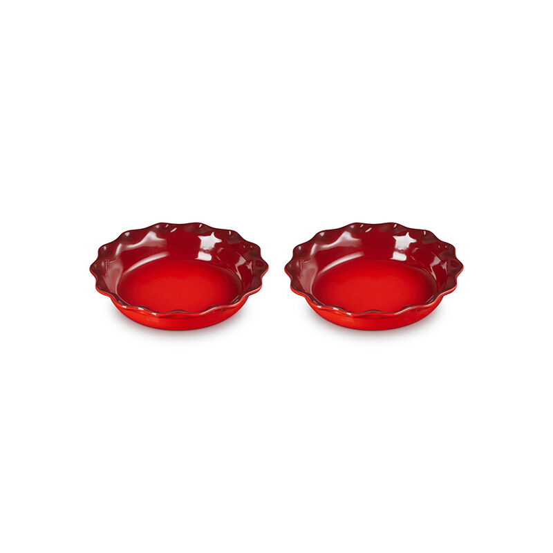 Heritage Fluted Pie Dish 2-Piece Set