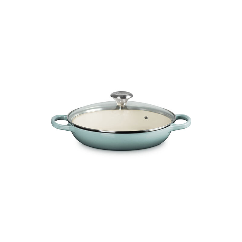 Enameled Cast Iron Signature Round Braiser with Glass Lid - Image 3