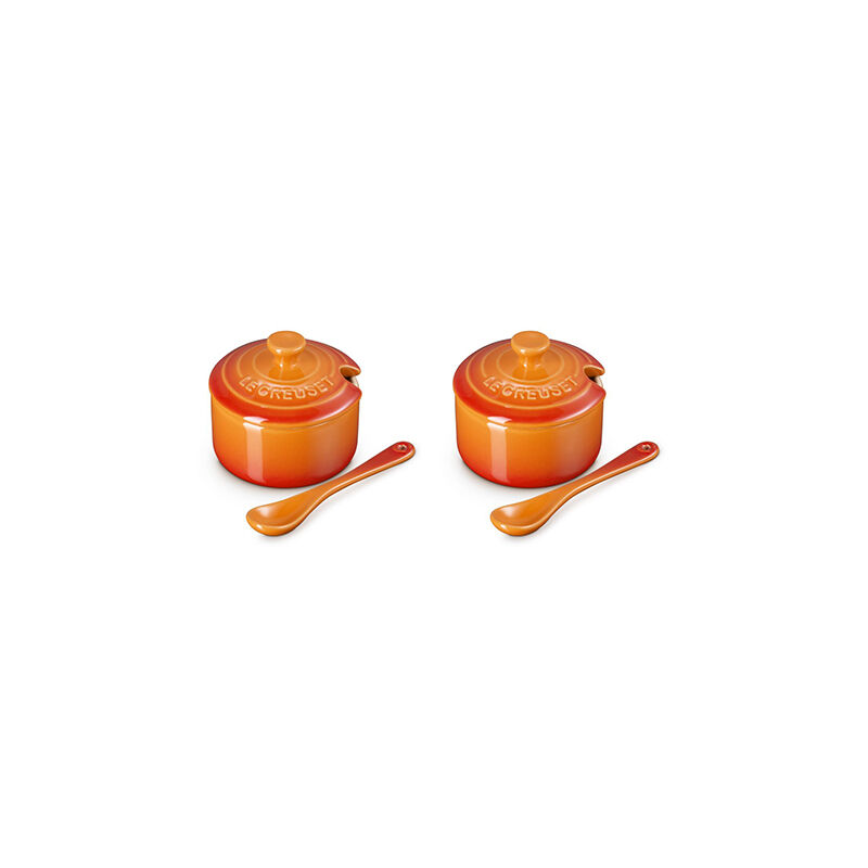 Condiment Pot with Spoon, Set of 2 - Image 2