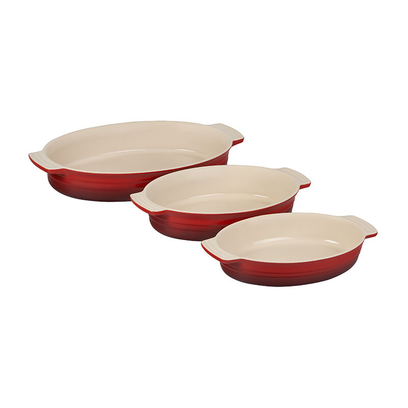 Classic 3-Piece Oval Baking Dish Set - Image 2