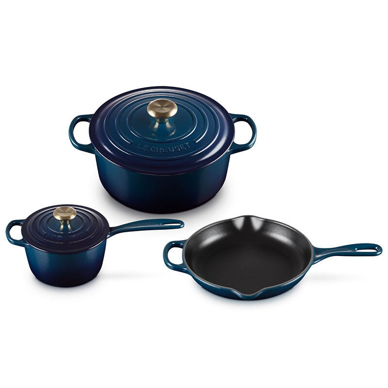 Signature Enameled Cast Iron 5-Piece Cookware Set - Image 2
