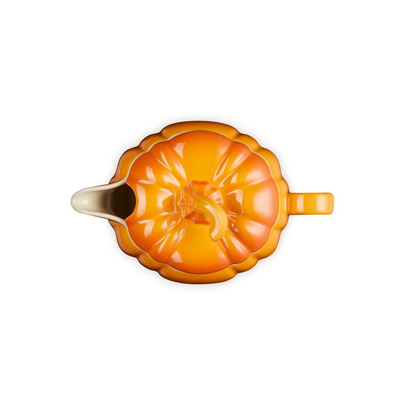 Pumpkin Gravy Boat with Lid - Image 4