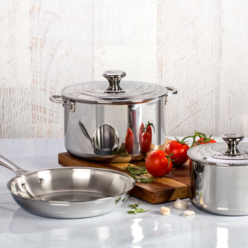 Signature Stainless Steel 5-Piece Cookware Set - Image 2