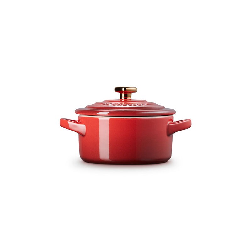 Mini Cocotte with Gold Heart Knob - Image 6