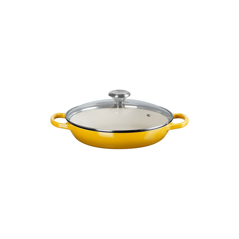 Enameled Cast Iron Signature Round Braiser with Glass Lid - Image 8