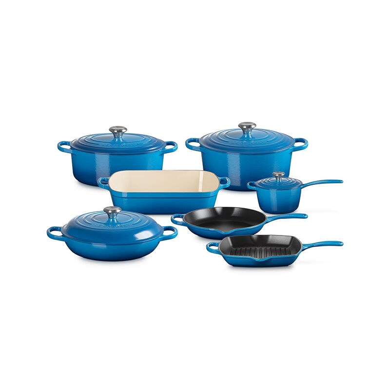 Signature Enameled Cast Iron 11-Piece Ultimate Cookware Set - Image 2