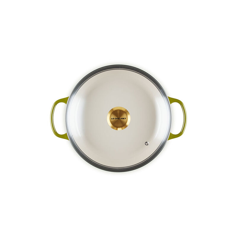 Enameled Cast Iron Signature Round Braiser with Glass Lid - Image 5