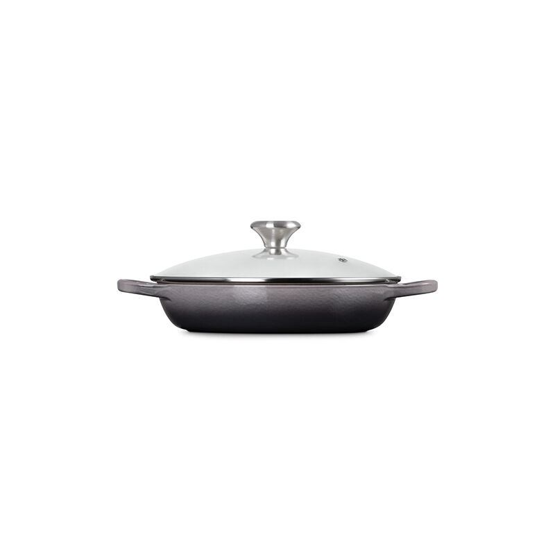 Enameled Cast Iron Signature Round Braiser with Glass Lid - Image 3