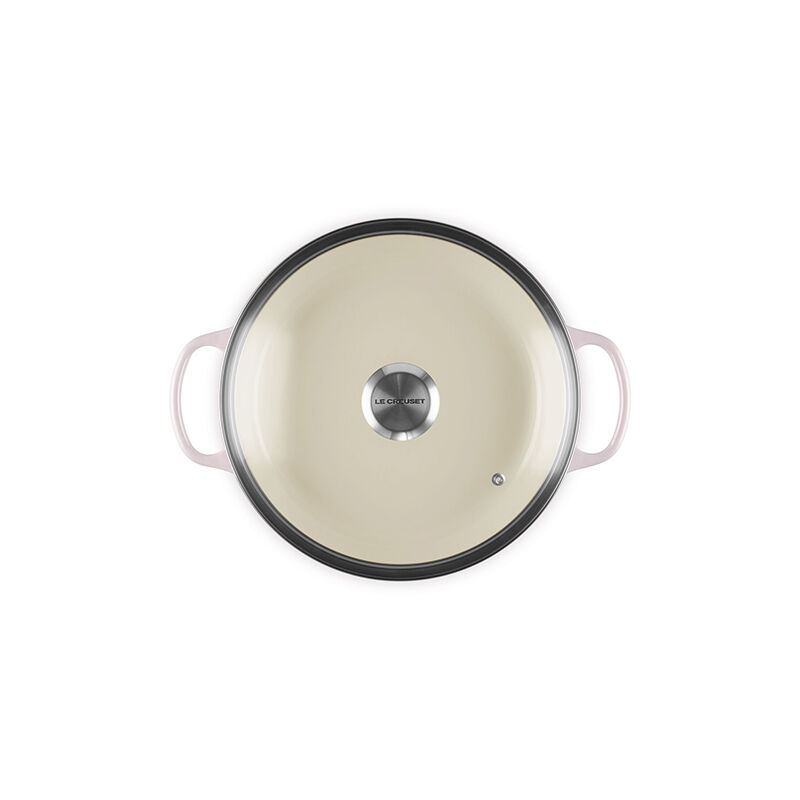Enameled Cast Iron Signature Round Braiser with Glass Lid - Image 6