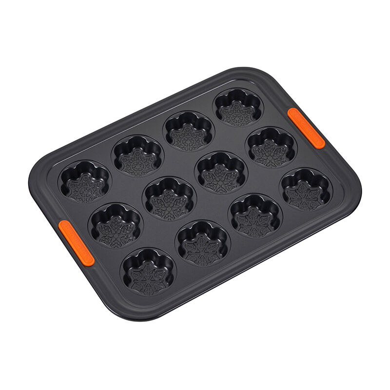 Non-stick Metal Bakeware Snowflake Cakelet Pan - Image 2