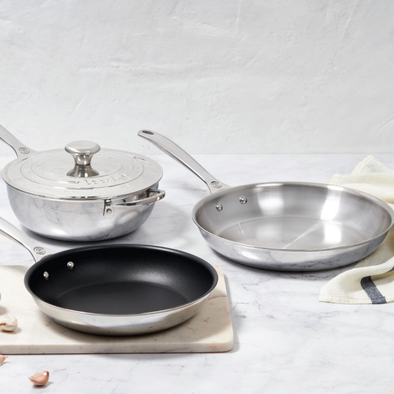 Signature Stainless Steel 4-Piece Cookware Set