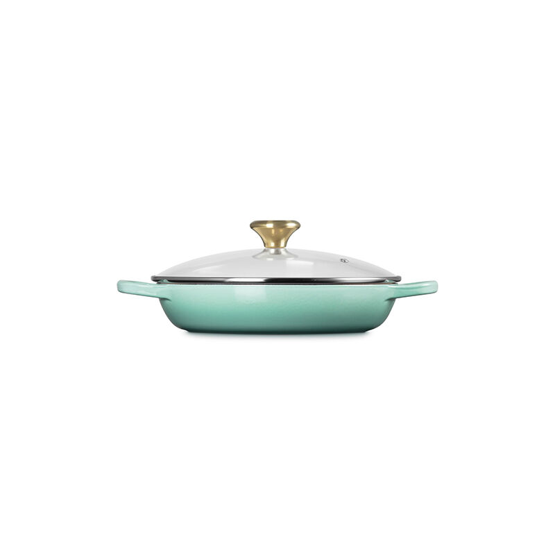 Enameled Cast Iron Signature Round Braiser with Glass Lid - Image 3