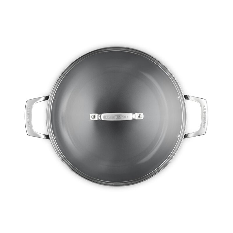 Essential Non-stick Ceramic Shallow Braiser with Glass Lid - Image 6