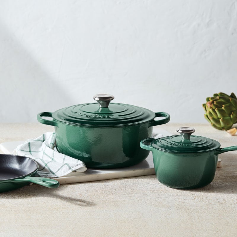 Signature Enameled Cast Iron 5-Piece Cookware Set - Image 2