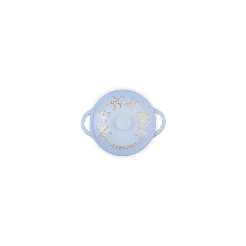Holly Collection Gold Applique Mini Round Cocotte - Image 4