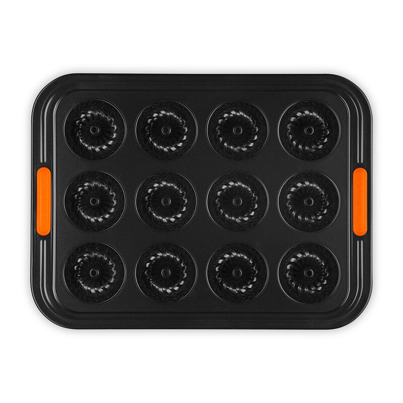 Non-stick Metal Bakeware 12-Cup Mini Fluted Cake Pan - Image 3