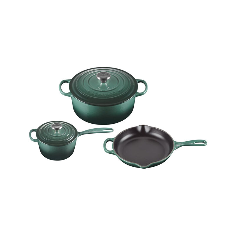 Signature Enameled Cast Iron 5-Piece Cookware Set - Image 2