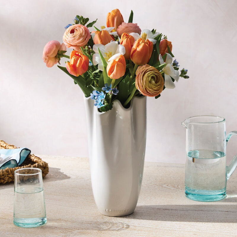 Iris Collection Ruffle Vase